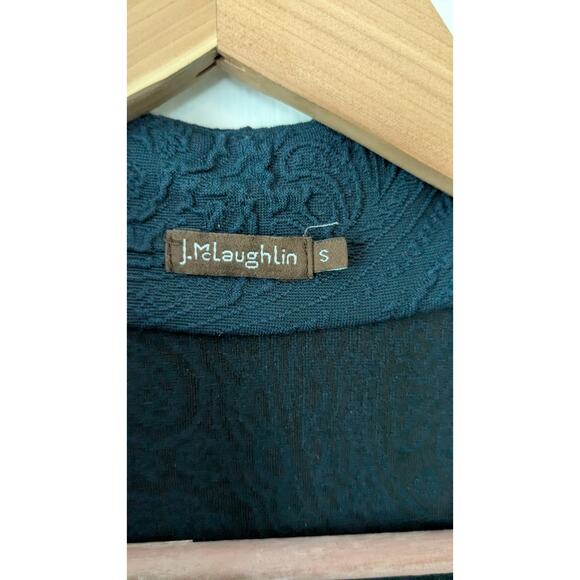 J. McLaughlin Bedford Green Textured Sporty Quarter Zip Dress - Picture 3 of 9